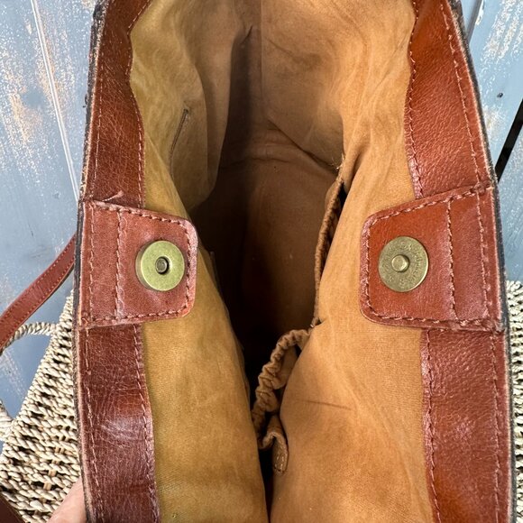 Patricia Nash Tooled Burnished Leather Tote Shopper - Picture 9 of 16